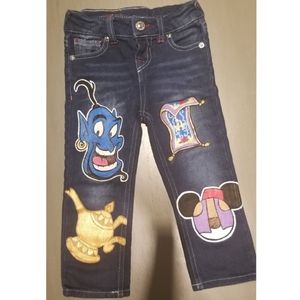 Hand painted Disney jeans